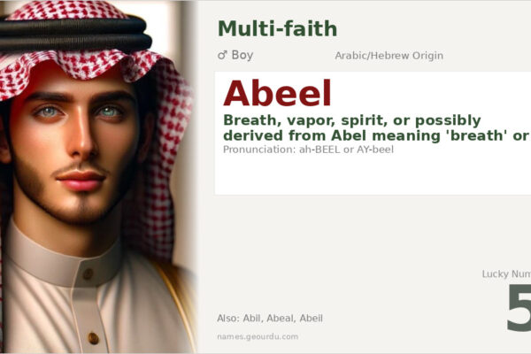 Abeel Name Meaning — Origin, Gender & Details (2025)