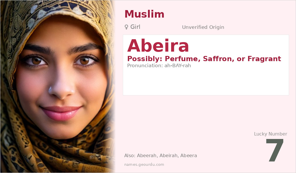 Abeira Name Meaning and Details