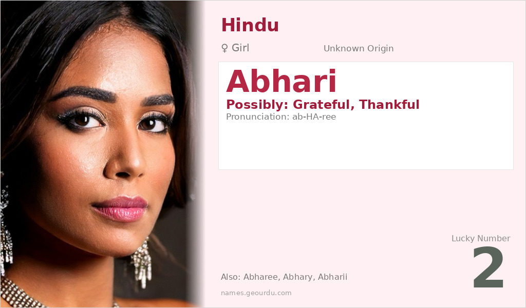 Abhari Name Meaning and Details