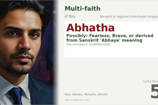 Abhatha Name Meaning — Origin, Gender & Details (2025)