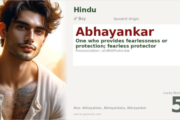 Abhayankar Meaning — Sanskrit Origin, Boy Name & Details (2025)