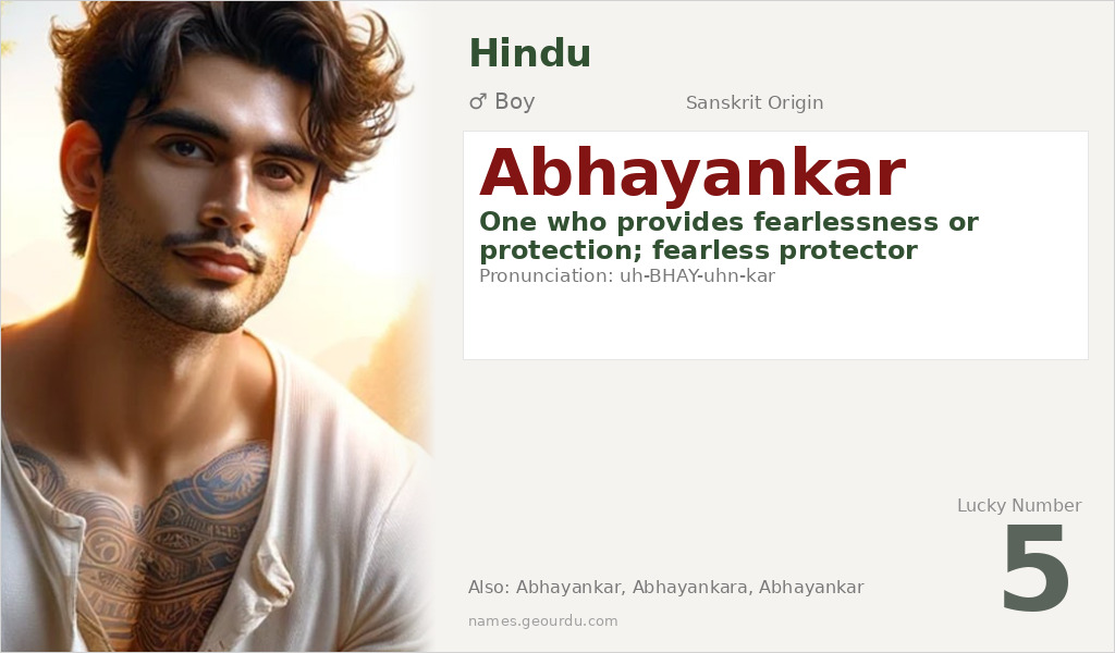 Abhayankar Name Meaning and Details