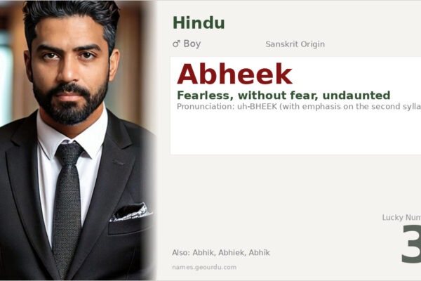 Abheek Name Meaning — Sanskrit Origin, Boy Name & Details (2025)