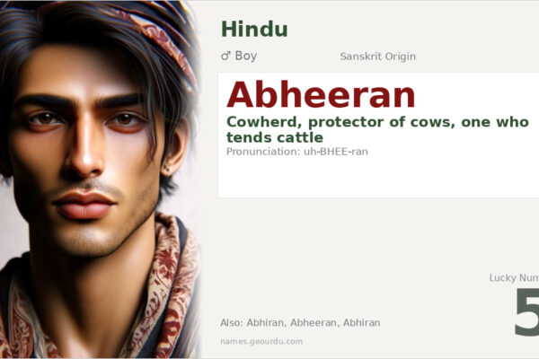 Abheeran Name Meaning — Sanskrit Origin, Boy Name & Details (2025)