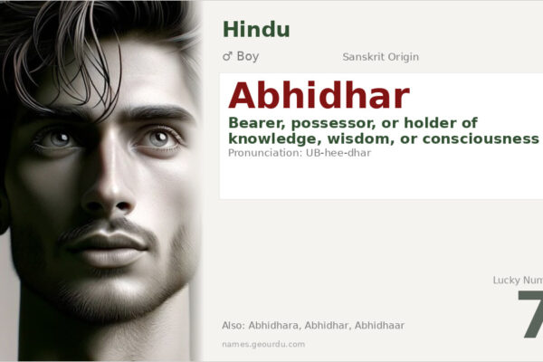 Abhidhar Name Meaning — Sanskrit Origin, Boy Name & Details (2025)