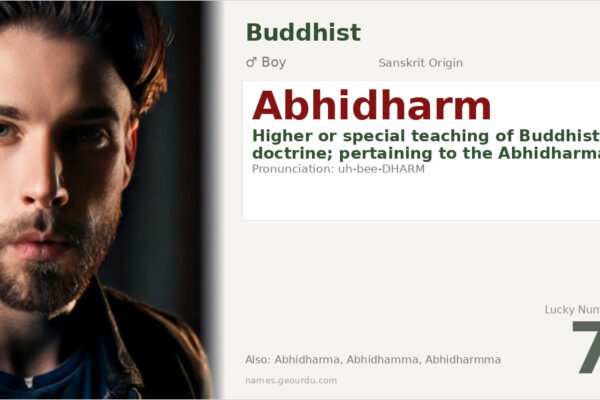 Abhidharm Meaning — Buddhist Origin, Boy Name & Details (2025)
