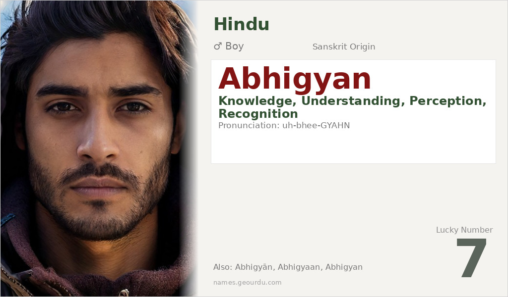 Abhigyan Name Meaning and Details