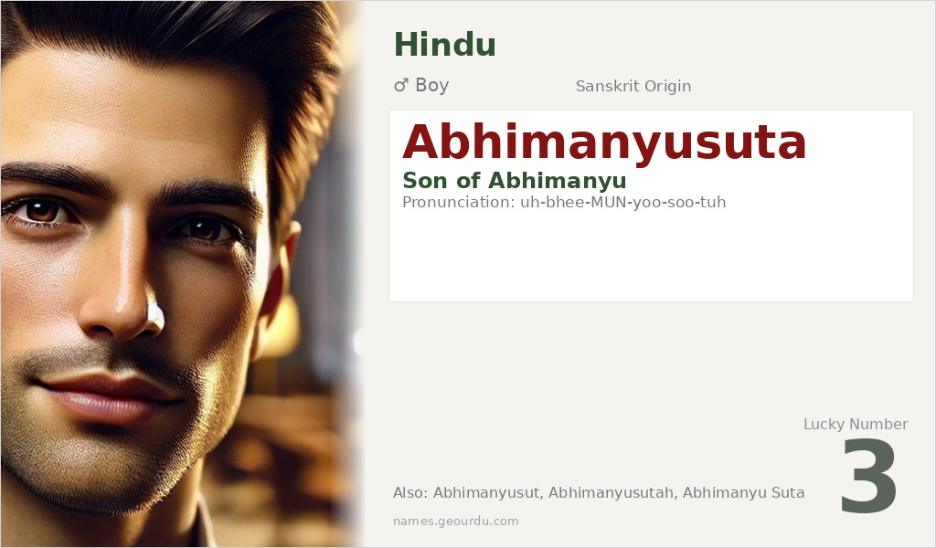 Abhimanyusuta Name Meaning and Details