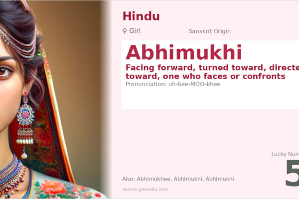 Abhimukhi Name Meaning — Sanskrit Origin, Girl Name & Details (2025)