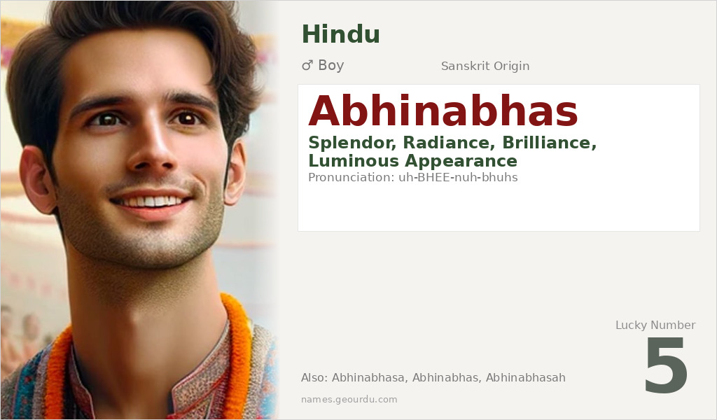 Abhinabhas Name Meaning and Details