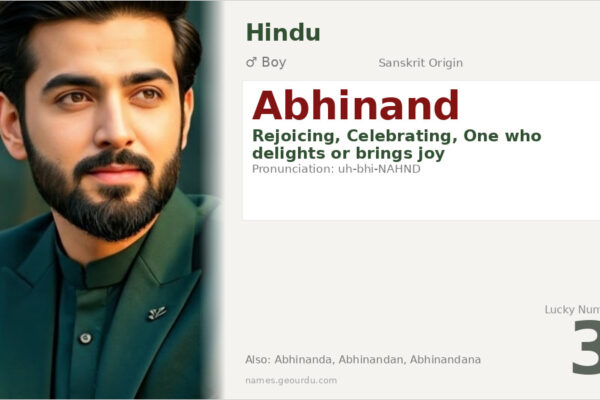 Abhinand Name Meaning — Sanskrit Origin, Boy Name & Details (2025)