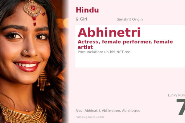 Abhinetri Meaning — Sanskrit Origin, Girl Name & Details (2025)