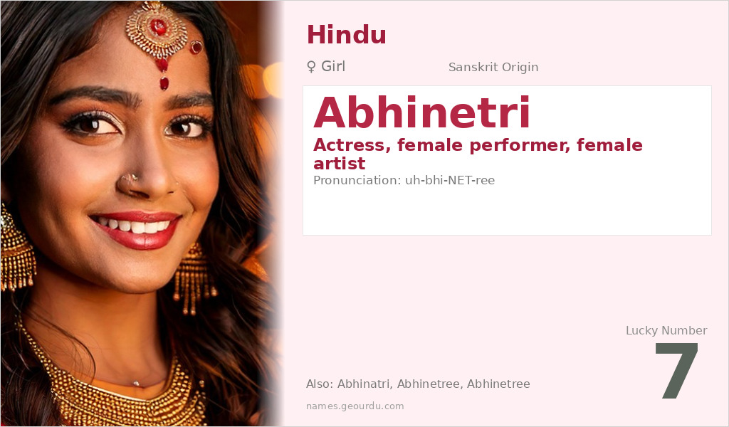Abhinetri Name Meaning and Details
