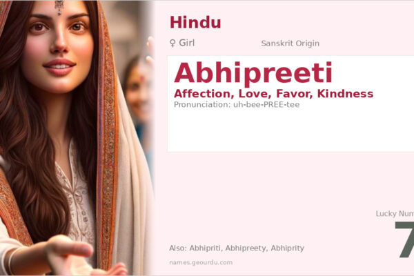 Abhipreeti Name Meaning — Sanskrit Origin, Girl Name & Details (2025)