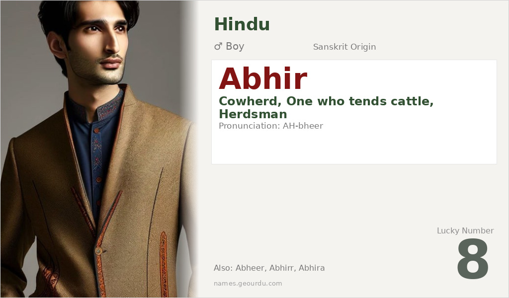 Abhir Name Meaning and Details