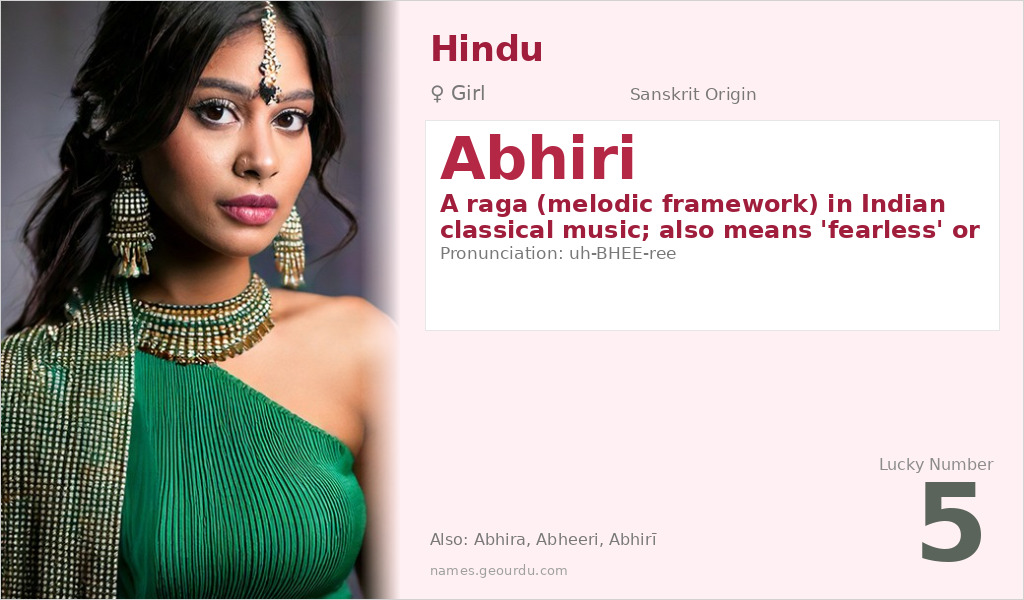 Abhiri Name Meaning and Details