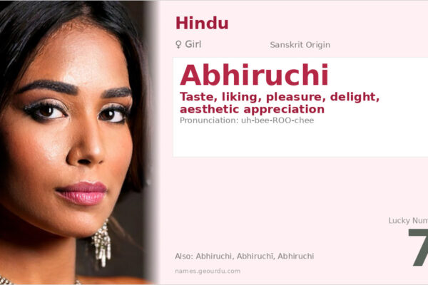 Abhiruchi Name Meaning — Sanskrit Origin, Girl Name & Details (2025)