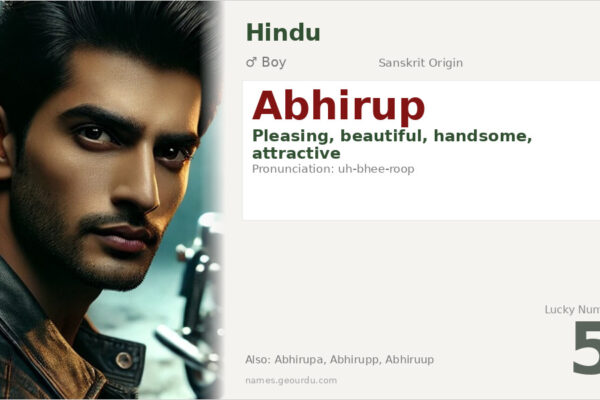 Abhirup Name Meaning — Sanskrit Origin, Boy Hindu Name & Details (2025)