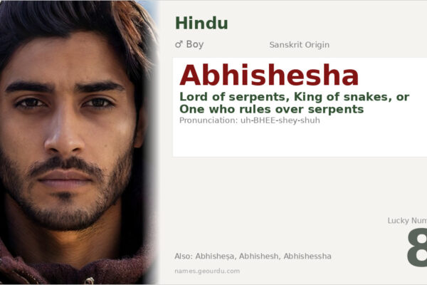 Abhishesha Name Meaning — Sanskrit Origin, Boy Hindu Name & Details (2025)
