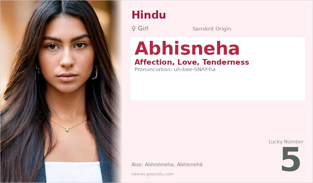 Abhisneha Name Meaning and Details