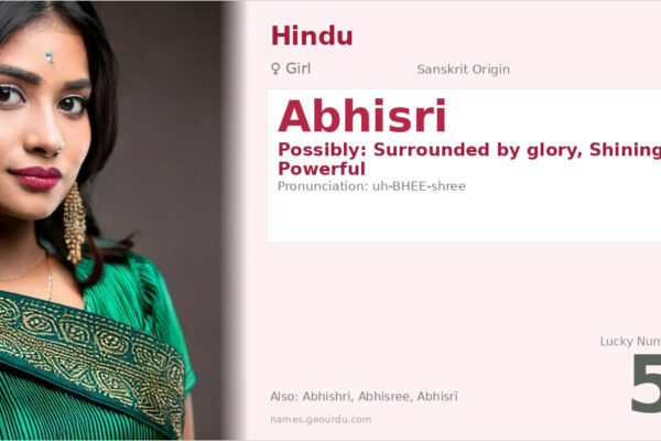 Abhisri Name Meaning — Origin, Gender & Details (2025)