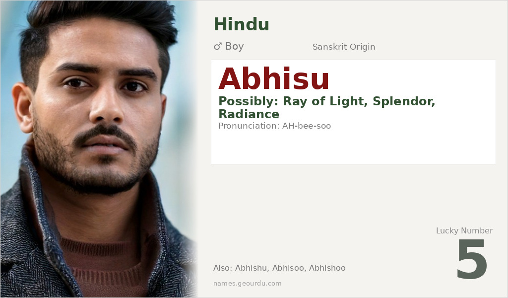Abhisu Name Meaning and Details