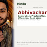 Abhivachan Name Meaning and Details
