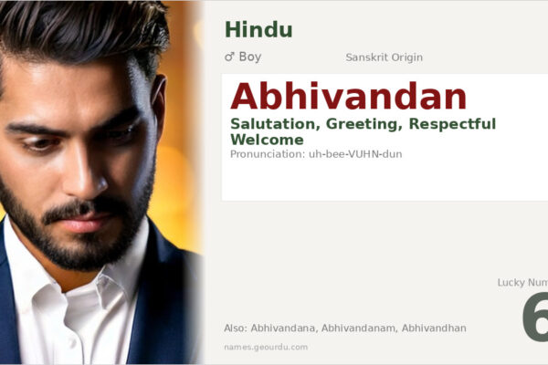 Abhivandan Name Meaning — Sanskrit Origin, Boy Name & Details (2025)