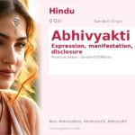 Abhivyakti Name Meaning and Details