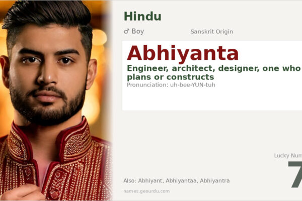Abhiyanta Name Meaning — Sanskrit Origin, Boy Name & Details (2025)