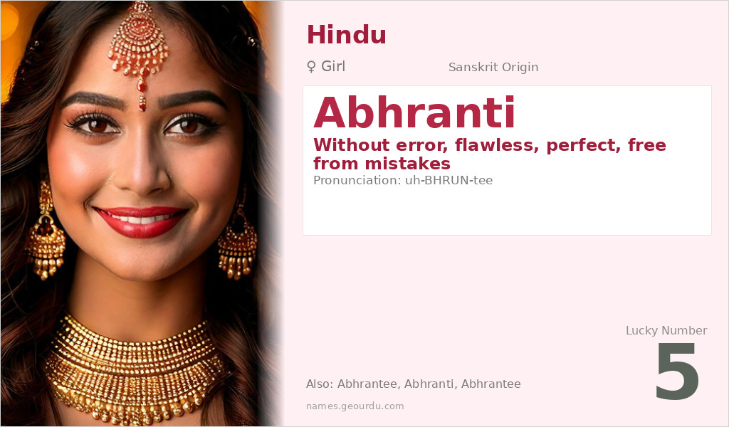 Abhranti Name Meaning and Details