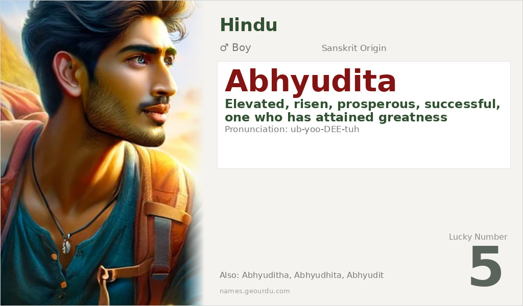 Abhyudita Name Meaning and Details
