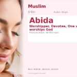 Abida Name Meaning and Details