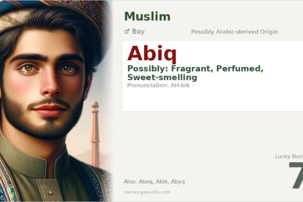 Abiq Name Meaning — Origin, Gender & Details (2025)