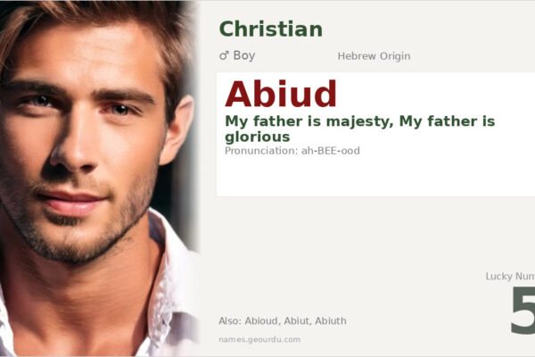 Abiud Name Meaning — Hebrew Origin, Biblical Significance & Details (2025)