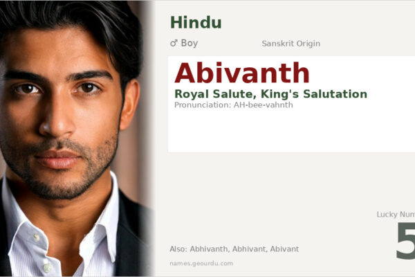 Abivanth Name Meaning — Sanskrit Origin, Boy Name & Details (2025)