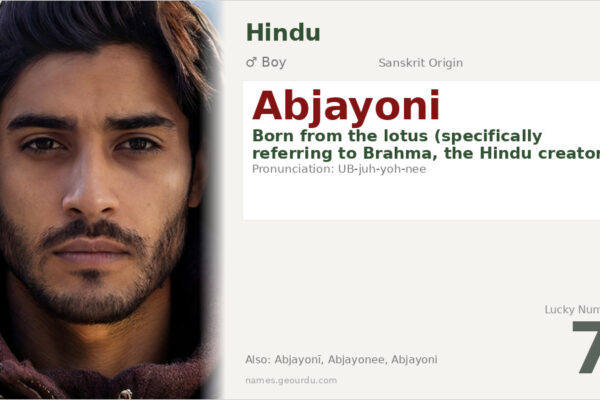 Abjayoni Meaning — Sanskrit Origin, Hindu Boy Name & Details (2025)