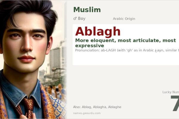 Ablagh Name Meaning — Arabic Origin, Boy Name & Details (2025)