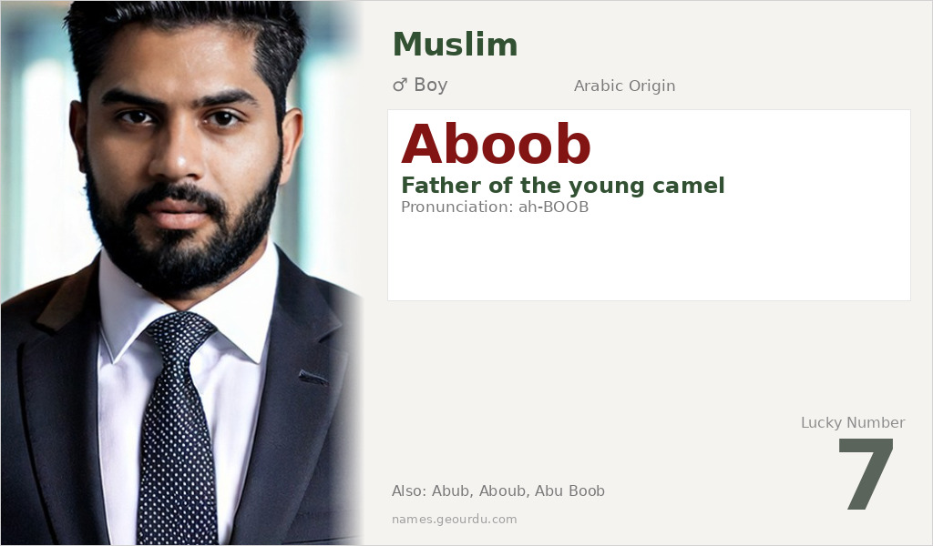 Aboob Name Meaning and Details