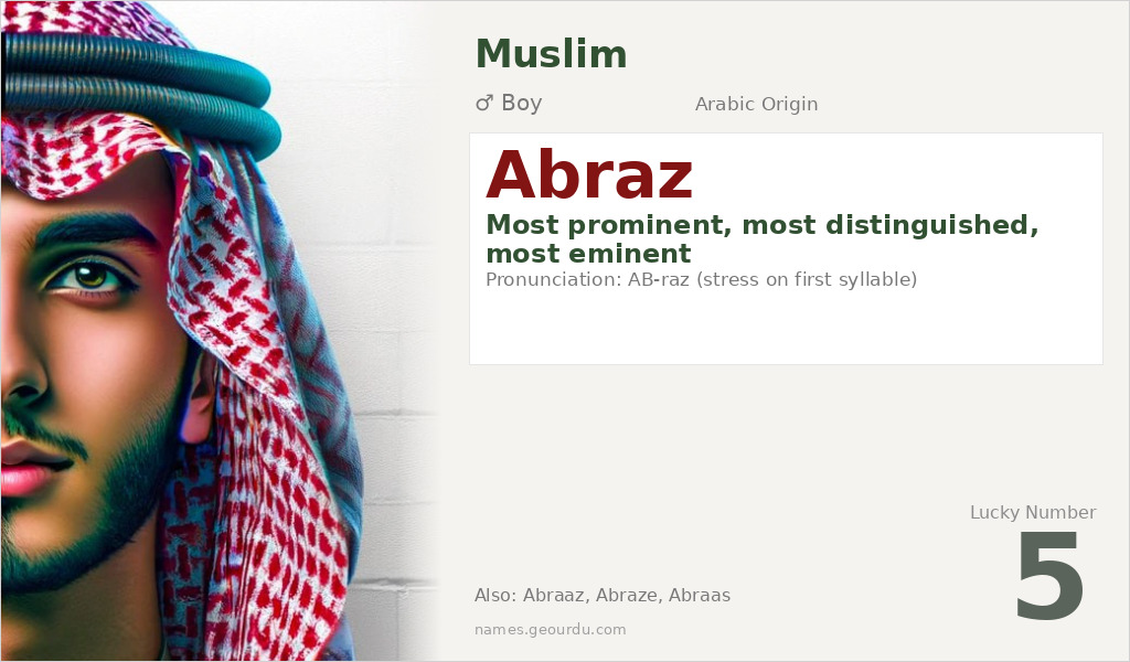 Abraz Name Meaning and Details
