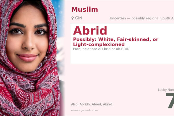 Abrid Name Meaning — Origin, Gender & Details (2025)