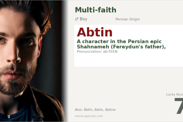Abtin Name Meaning — Persian Origin, Boy’s Name & Details (2025)