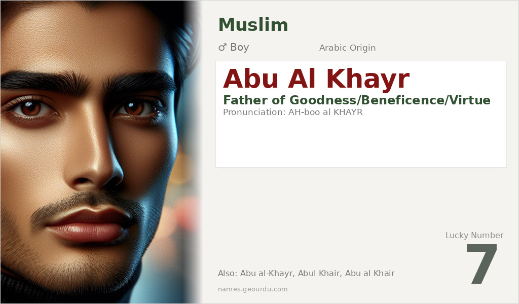 Abu Al Khayr Name Meaning and Details