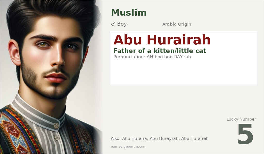 Abu Hurairah Name Meaning and Details