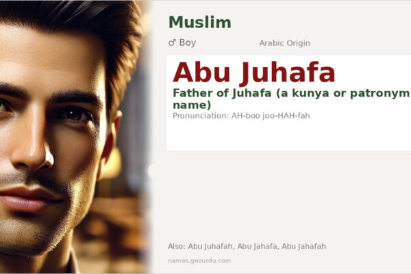 Abu Juhafa Name Meaning — Arabic Origin, History & Significance (2025)