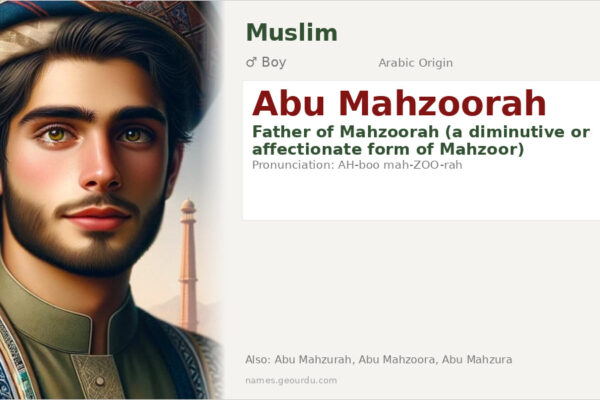 Abu Mahzoorah Meaning — Arabic Origin, Boy Name & Details (2025)