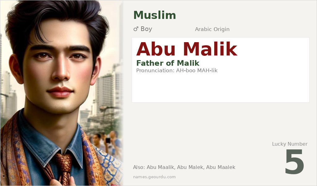 Abu Malik Name Meaning and Details