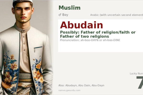 Abudain Name Meaning — Origin, Gender & Details (2025)