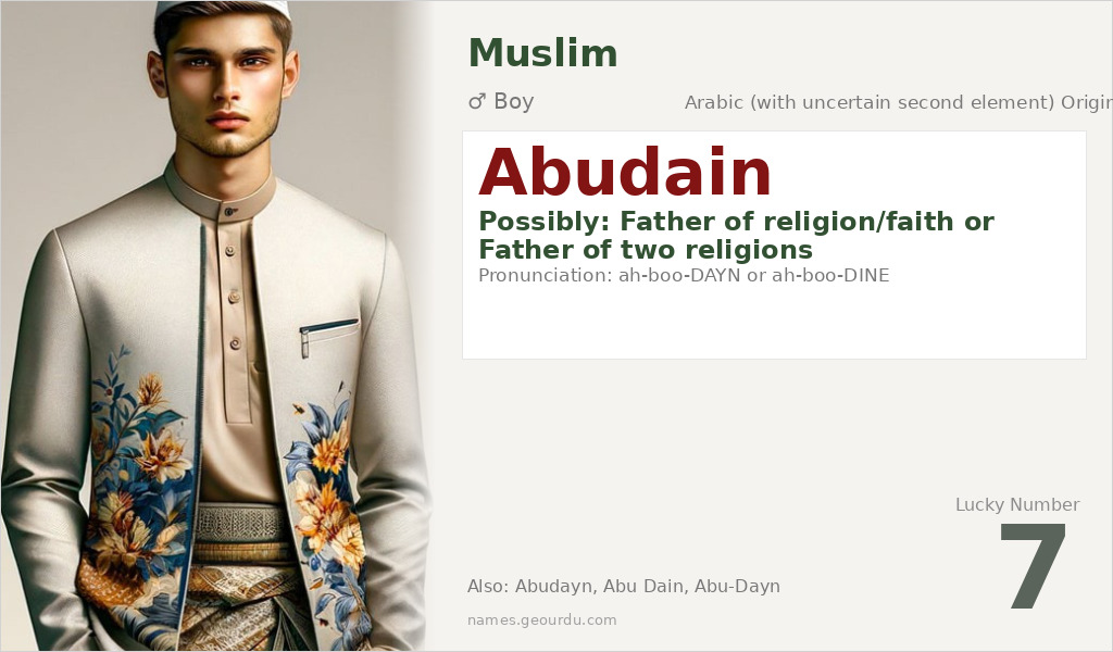 Abudain Name Meaning and Details