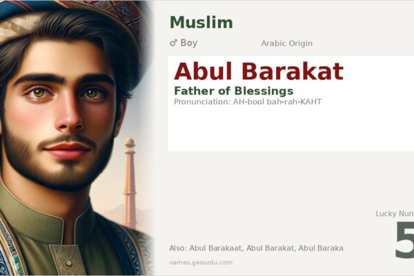 Abul Barakat Meaning — Arabic Origin, Boy Name & Details (2025)
